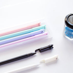 8 pcs/Lot Kawaii wagging cat gel pen 0.5mm black ink pens Cute kitties –  Pens, Planners & Paper